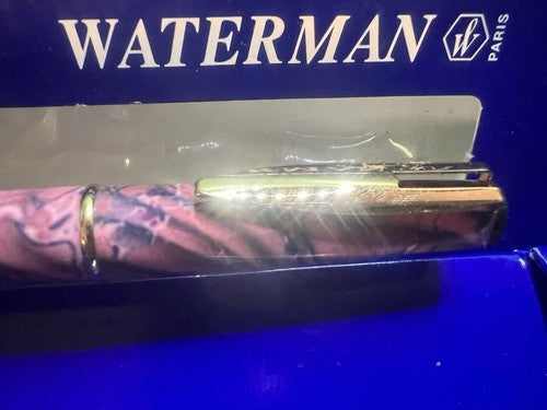 🔴 WATERMAN Reflex fountain pen pink 3 F nib vintage NEW warranty 