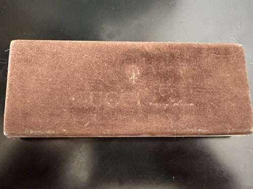 🔴 GUCCI Schlüsselbox, braunes Plüschinterieur (siehe Foto), Vintage 1980 