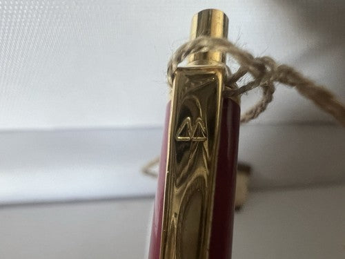 🔴 MONTEGRAPPA penna sfera lacca ROSA pulsante a scatto scrive vintage
