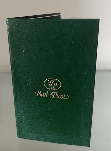 🔴 PAUL PICOT certificato GARANZIA INTERNAZIONALE orologio porta garanzia pelle