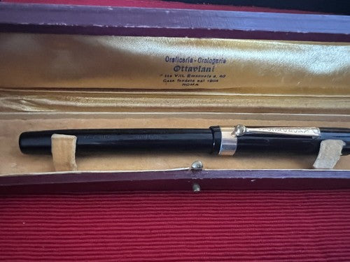 🔴 DIAMOND MEDAL penna stilografica leva pennino ORO scrive vintage 1930