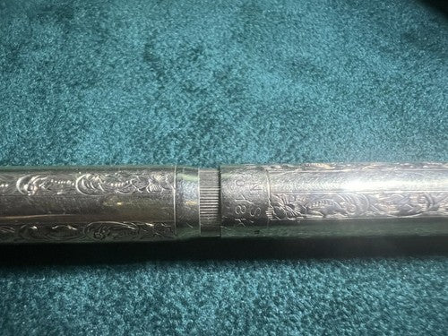 UHLMANN'S Eternal Crayon Rétractable Aminata Or Pendentif Chatelaine Antique