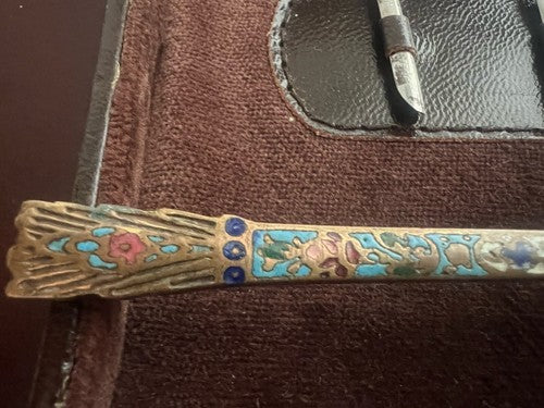 Stylo-Plume Stylo à Plume Mosaïque Coloré Vernis Plumes Encre Vintage