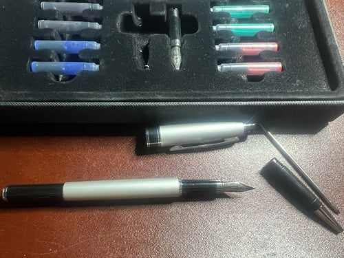 🔴 Lackierte Füllfederhalterfedern ITALIC 1,5 und 1,9 Transformierbarer Kugelschreiber 