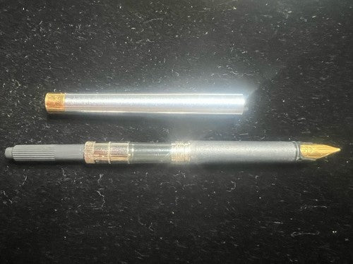 Papermate Pen Fountain Pen (M) And Sphere Scrivono With Pencil Case Vintage
