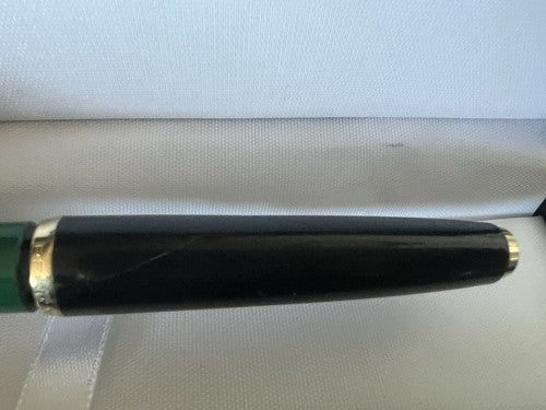 Pelikan Stylo-Plume Stylo zu Plume Vert Noire MK10 Piston Écrit Capot Lésion 2 