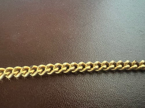 Chain Pocket Watch Golden with Carabiner Length 25 CM Vintage