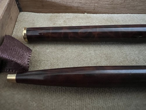 🔴 PARKER penna stilografica 180 lacca e sfera Parker 75 scrivono vintage