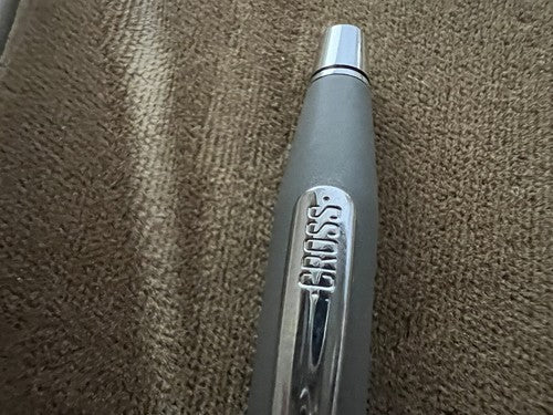 🔴 CROSS penna sfera lacca grigia Classic Century scrive scatola istruzioni F
