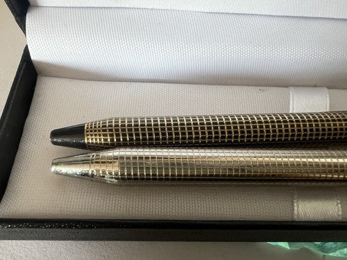 Chromatic Pens Sphere Gold And Chrome Multi Colour Two Colours Vintage