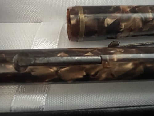Penman Pen Fountain Pen Celluloid Hazel Lever Marking USA Vintage