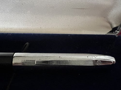 🔴 UNIVERSAL penna stilografica PISTONE pennino ORO stantuffo SCRIVE vintage 50