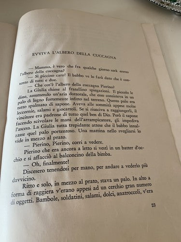 🔴 Book THE GIFT OF THE STORK Fausto Della Grazia Ancient Cenobio 1945 