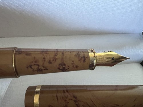 Marksman Stylo-Plume Stylo à Plume Effet Bois A Cartouche Écrit Parfaitement