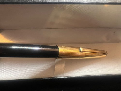 🔴 LUS ATOMICA 1 schwarzer Füllfederhalter mit nachfüllbarer Tintenpatrone, schreibt im Vintage-Stil