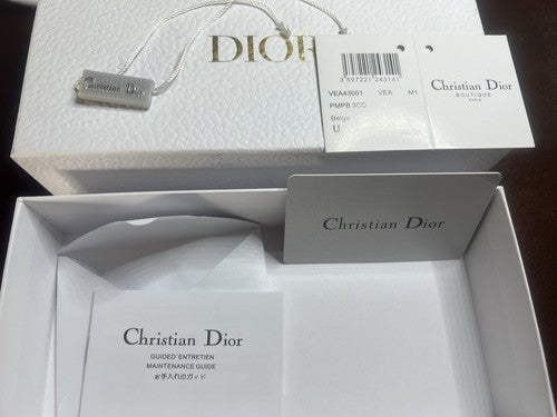 🔴 DIOR scatola portafoglio custodia astuccio con busta shopper GARANZIA