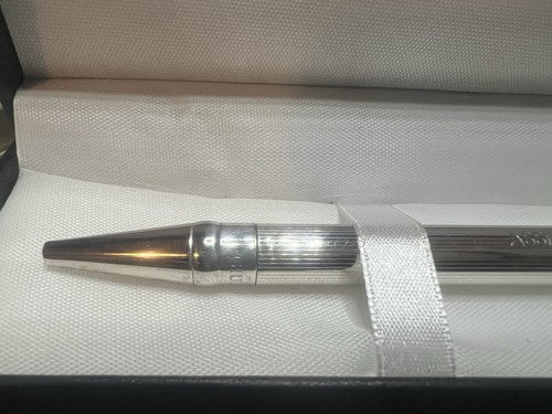 🔴 GIULIA SCHMID penna sfera ARGENTO 925 massiccio pulsante a scatto scrive