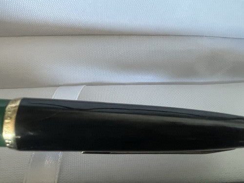 🔴 PELIKAN Füllfederhalter grün schwarz MK10 Kolbenkappe beschädigt 1 