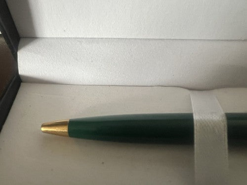🔴 WATERMAN penna sfera resina verde smeraldo Emisphere francese scrive