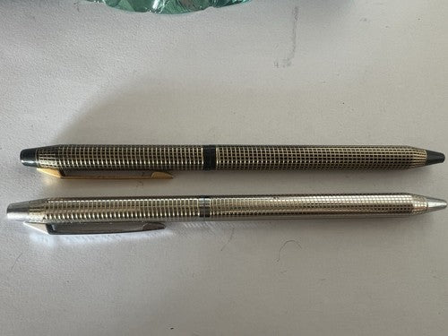 Chromatic Pens Sphere Gold And Chrome Multi Colour Two Colours Vintage