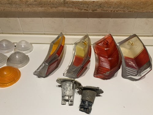 FIAT 500 F No.12 PZ Front And Rear Lights Vintage
