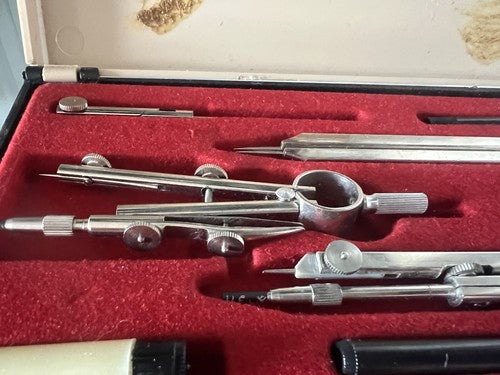 Atlas Compasses Design Technical Case Set Sg 43 Vintage