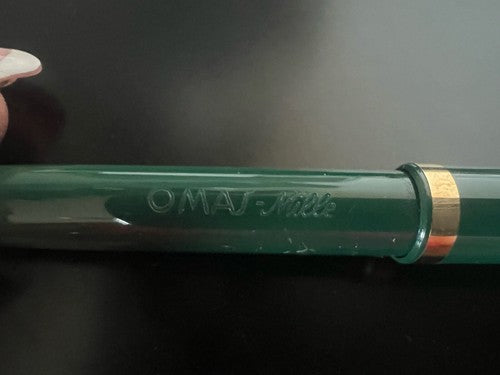 OMAS Green Füllfederhalter Studio C 14K GOLD Feder und Kugelschreiber Vintage 