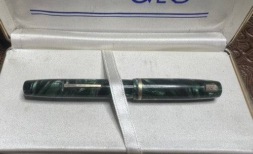 Eversharp Stylo-Plume Stylo à Plume Celluloid Levier Oxford Vintage Écrit '30 