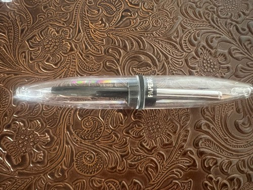 🔴 PAPERMATE mechanical pencil black chrome cap leads writes vintage 