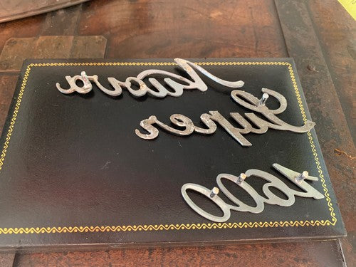 Alfa Romeo Armes Voiture Neuf Super 1600 Emblem Orrnement Plaque Métal 