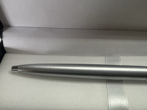 Sheaffer Pen Ball Satin Chrome Trim Polished Clip Snap Vintage