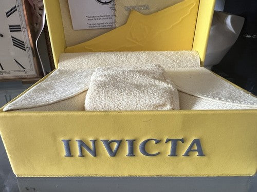 🔴 INVICTA box scatolaorologio scatola cofanetto ORIGINALE VINTAGE istruzioni