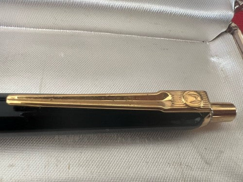 Ballograf Pen Sphere Classic Black Button Snap Gold 4 