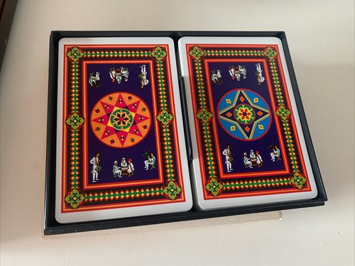 🔴 MODIANO carte gioco FRANCESI, NAPOLETANE MERCANTE IN FIERA DADI vintage