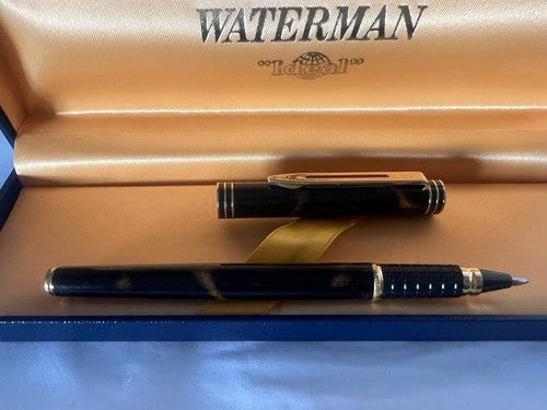 Waterman Stylo-Plume Sphère Ideal Laque Marbré Recharge Roller Écrit Rétro 80
