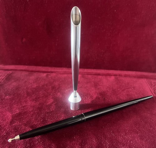 🔴 SHEAFFER schwarzer Kugelschreiber-Schreibtischständer, Vintage-Stifthalter B 