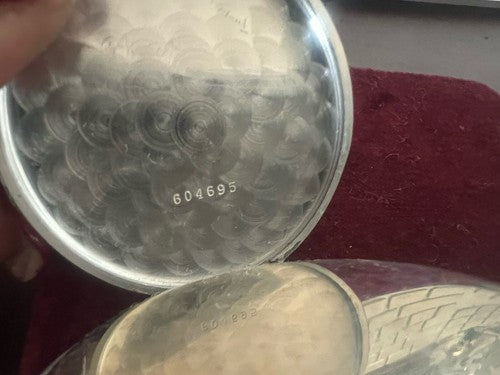 🔴 REGA orologio tasca uomo carica manuale fondello millerighe funziona vintage