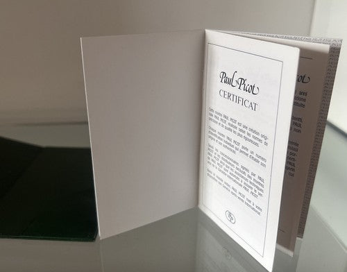 🔴 PAUL PICOT certificato GARANZIA INTERNAZIONALE orologio porta garanzia pelle