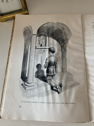 🔴 Libro romanzo GIANNI SON QUI Elda Calderini Cenobio Milano vintage 1945