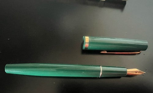 OMAS Green Füllfederhalter Studio C 14K GOLD Feder und Kugelschreiber Vintage 