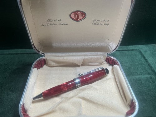 AURORA Optima Auroloide Mini Ballpoint Pen Fire Limited Edition 11 Cm 