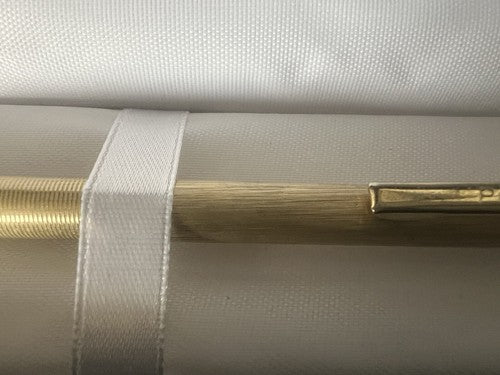 🔴 PELIKAN penna sfera corpo e pulsante a scatto metallo dorato scrive vintage