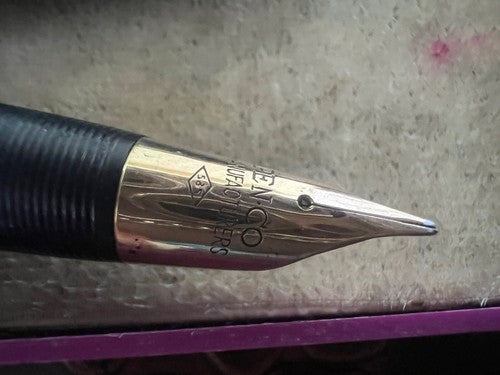 Pen Co Stylo-Plume Stylo à Plume de Diamant Or 14 KT Vintage Penco B