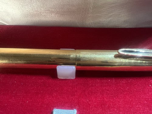 🔴 AURORA penna stilografica 88K Aquila placcata pennino ORO M vintage 2196034