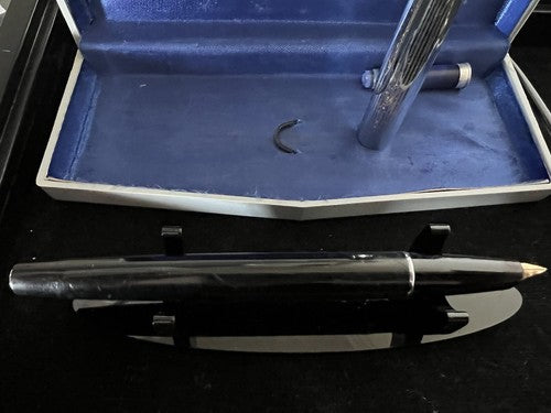 Aurora Pen Fountain Pen Gold Duo Cart And Sphere Write Vintage And 