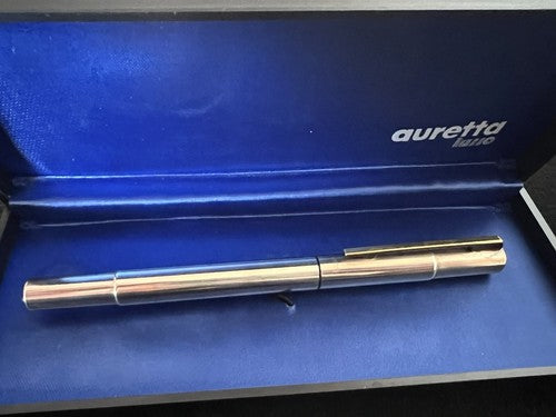 Auretta Füllfederhalter von Aurora Luxury mit Patronen, Vintage 1970 