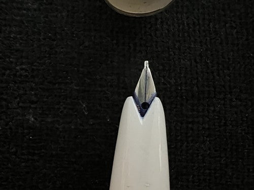 Universal Pens Fountain Piston Red Light Blue White Vintage '70 3PENNE