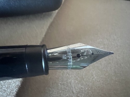 Sheaffer Pen Fountain Pen Lacquer Grey Barrel Shotgun Cartridge Pen (M)