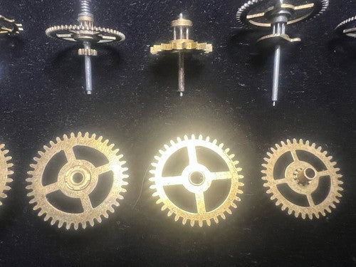 Roue Horloge Vitesse Mouvement Cassette Pendule Table Lot 21 Pièces