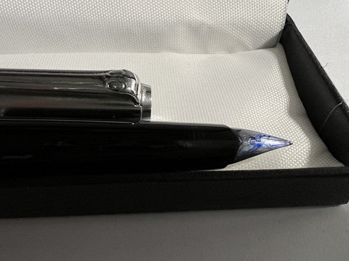 Pelikan Stylo-Plume Stylo à Plume Noire Chrome A Cartouche Écrit Vintage